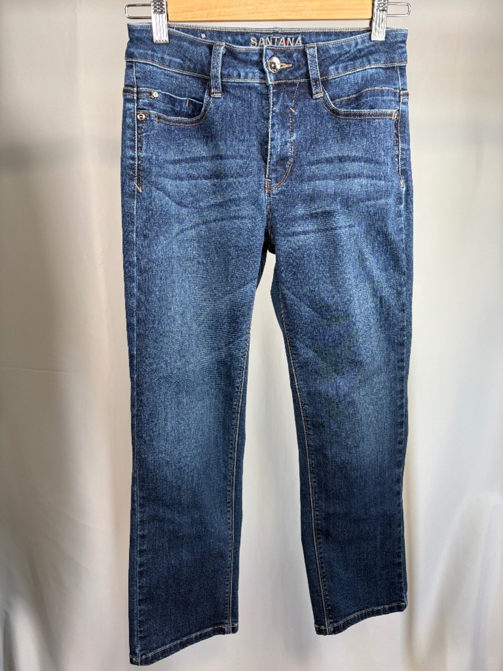 Santana Jeans Mid-Rise Straight Leg Blue Jeans – Size 6